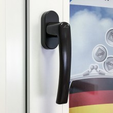 Дизайнерская оконная ручка Roto Line цвет: коричневый